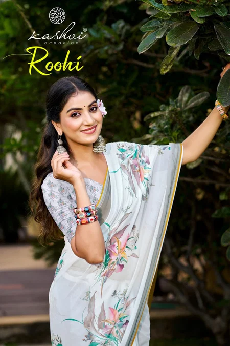 Roohi Vol 1 By Kashvi Raga Printed Daily Wear Saree Wholesale Market In Surat